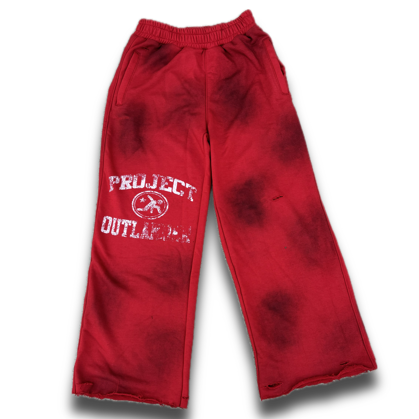 “RED” Dirty Baggy Sweats