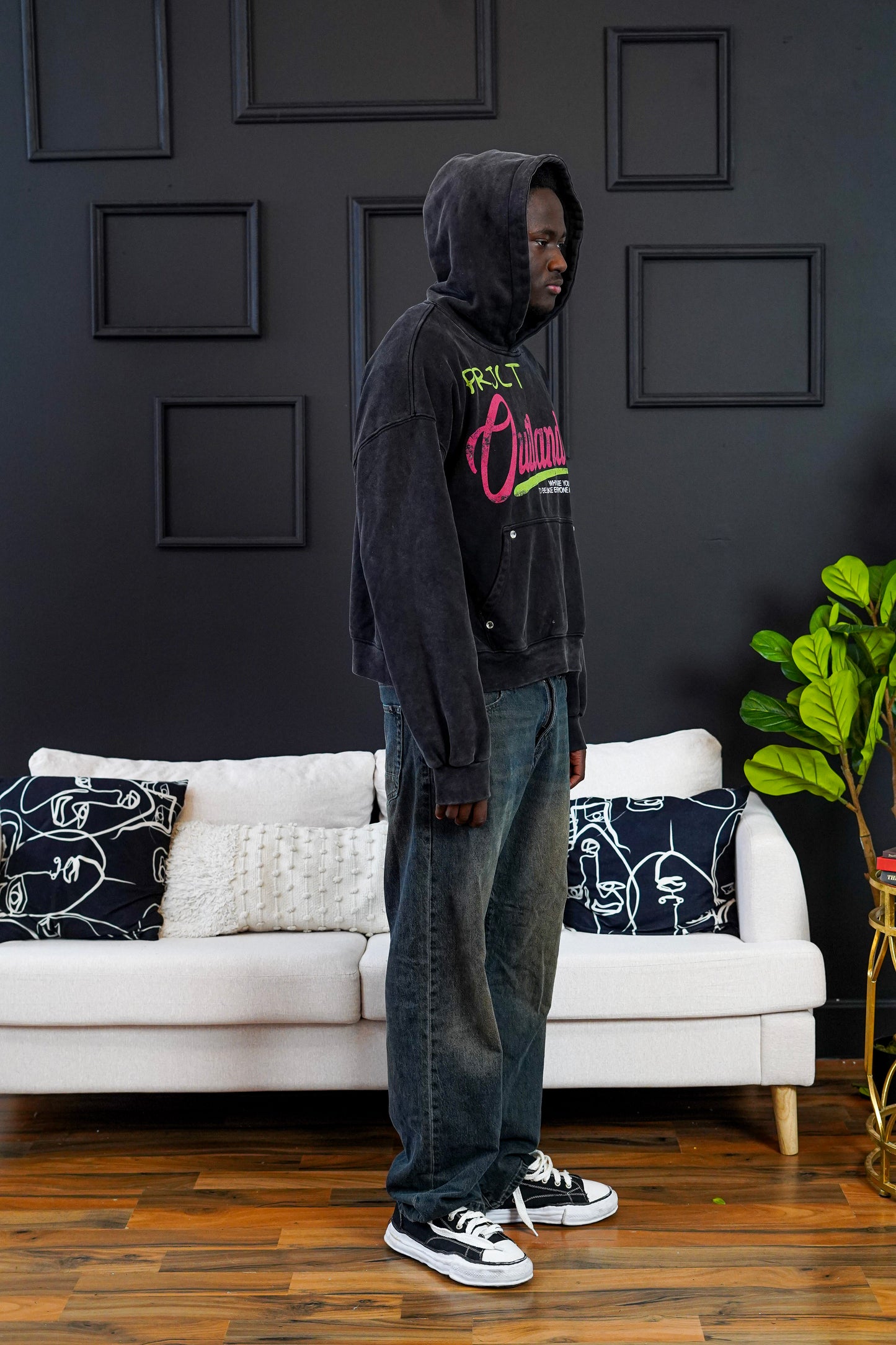 Rhinestone Statement Hoodie