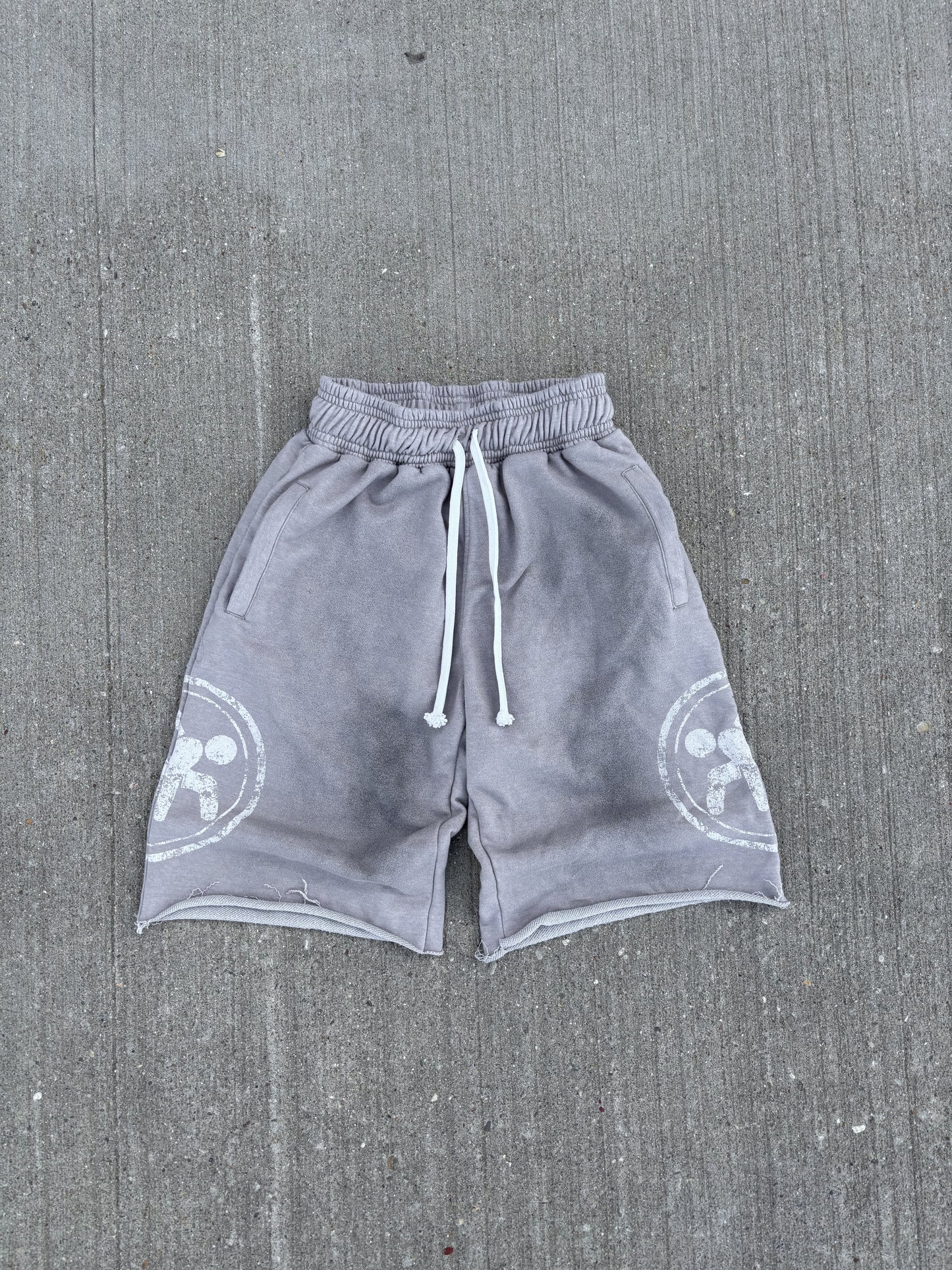 "Sea Salt Grey" Outlander Sweat Shorts
