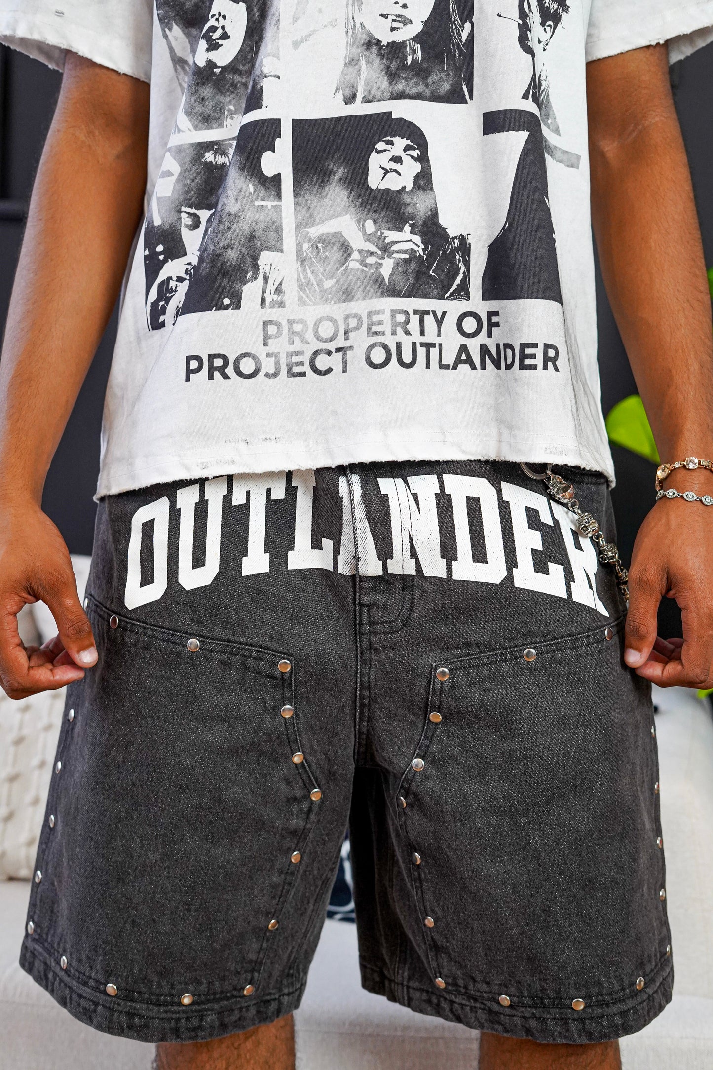 OUTLANDER STONE JORTS (DARK GREY)