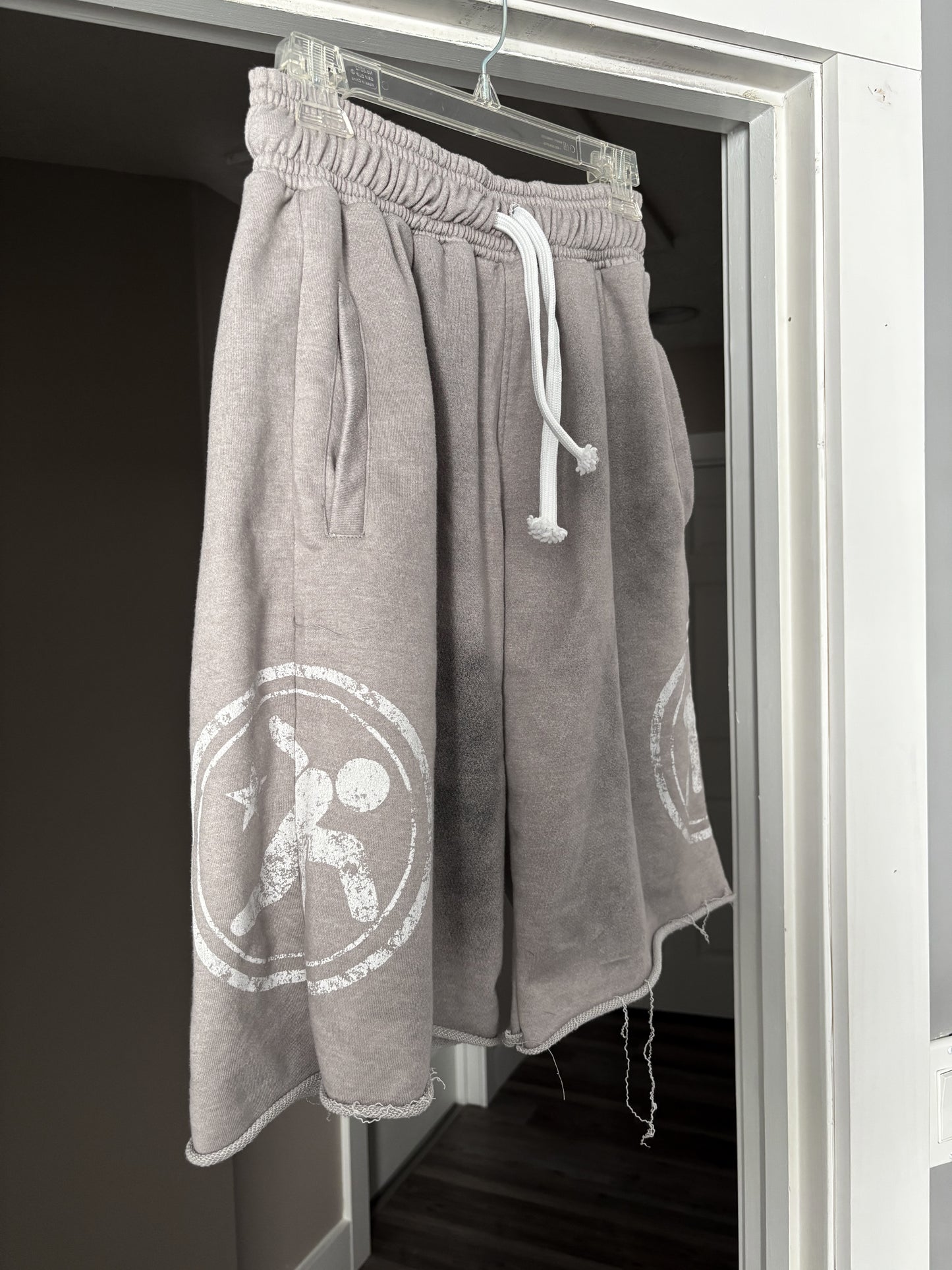 "Sea Salt Grey" Outlander Sweat Shorts