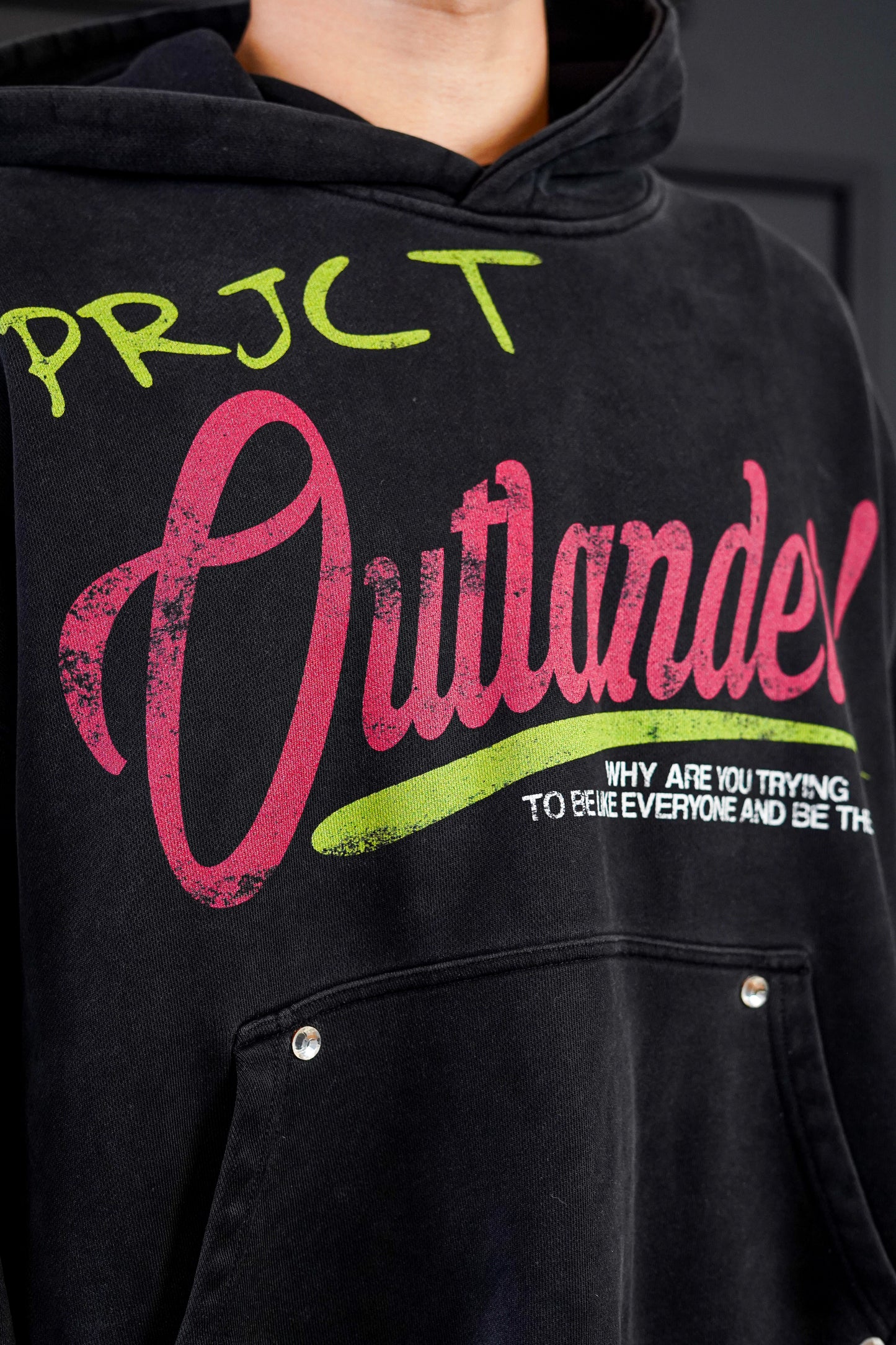 Rhinestone Statement Hoodie