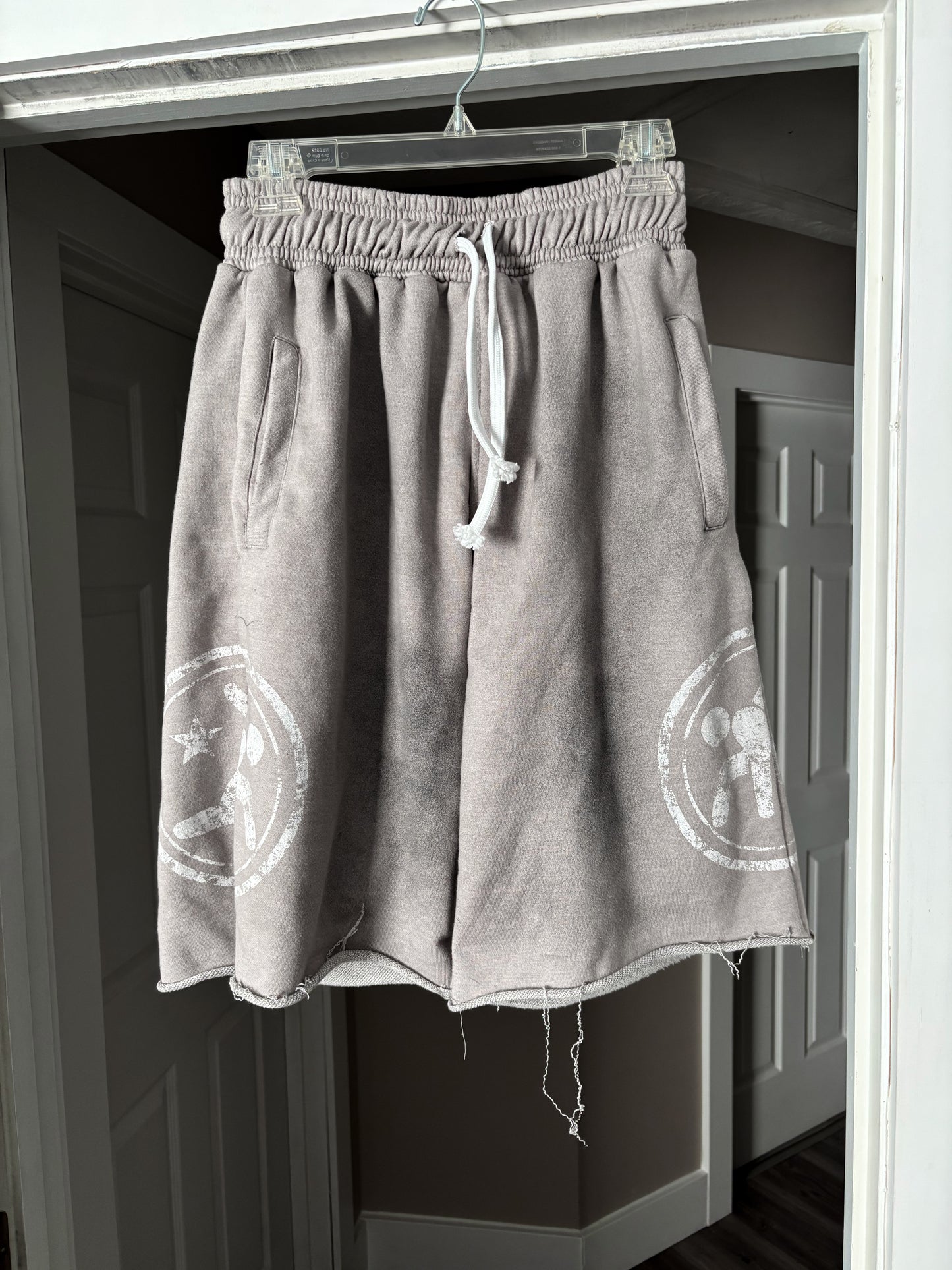 "Sea Salt Grey" Outlander Sweat Shorts