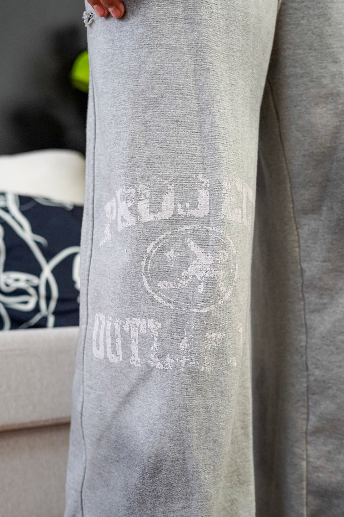 “GRAY” Dirty Baggy Sweats