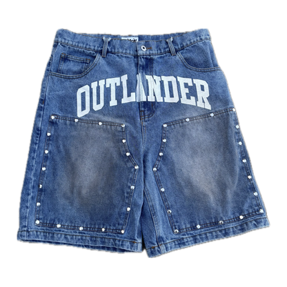 "BLUE" OUTLANDER STONE JORTS