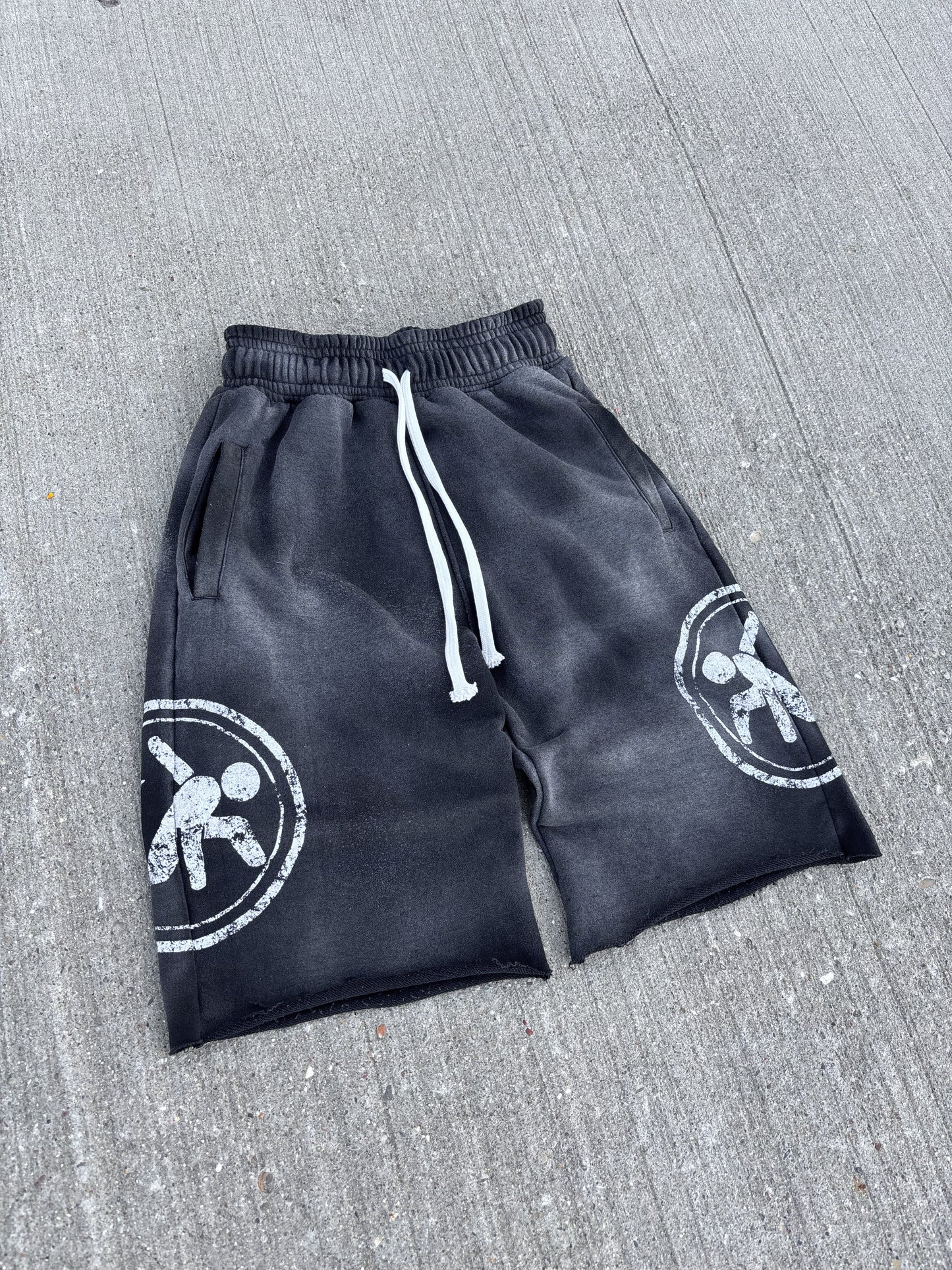 "Coal Black" Outlander Sweat Shorts