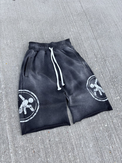 "Coal Black" Outlander Sweat Shorts