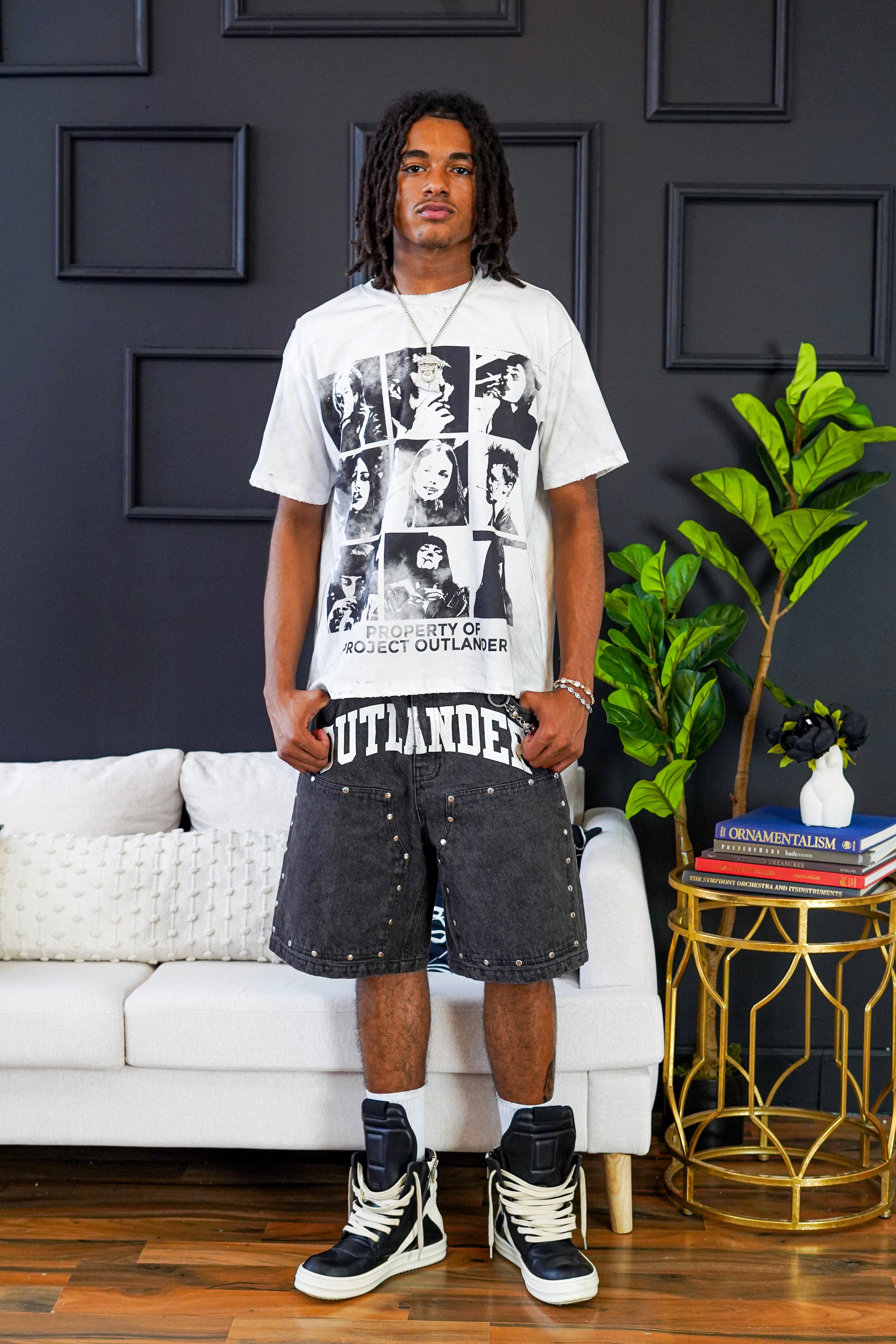 Faces of Rebellion” Dirty Wash Tee – Project Outlander