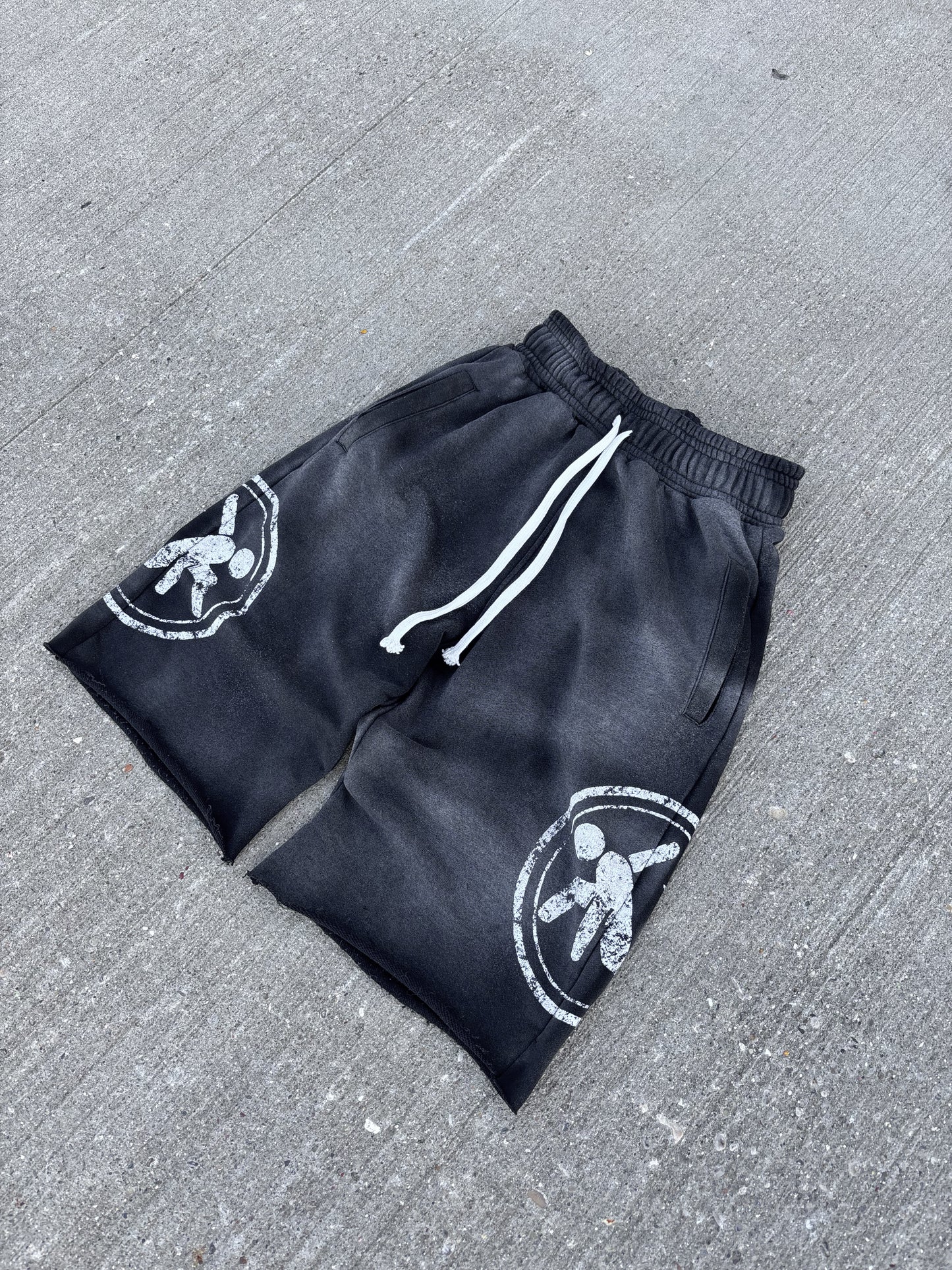 "Coal Black" Outlander Sweat Shorts