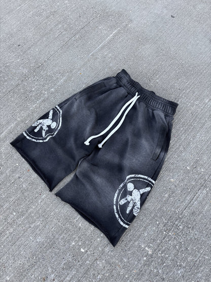 "Coal Black" Outlander Sweat Shorts
