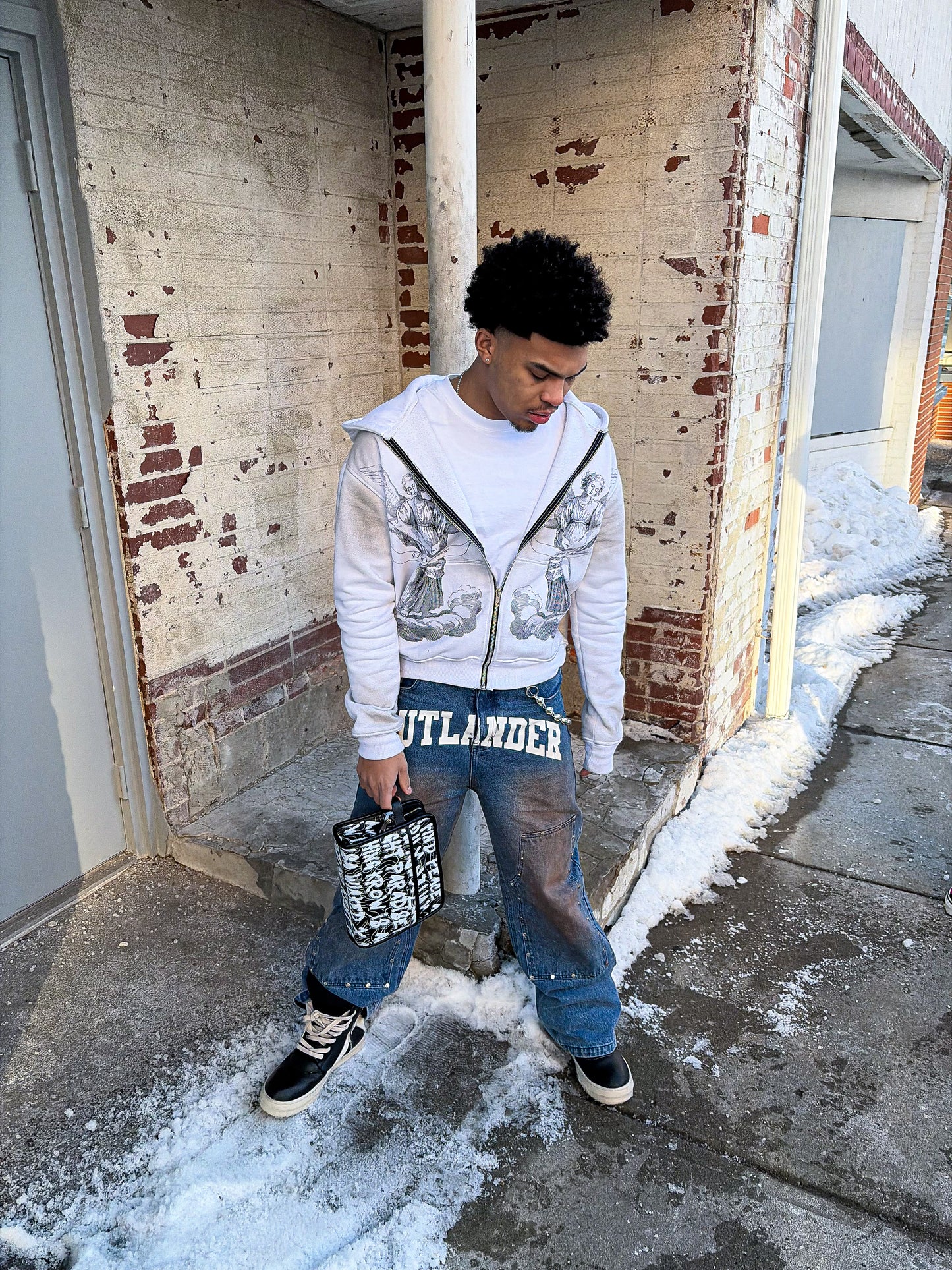 "ASH" ANGEL STATEMENT ZIP-UP