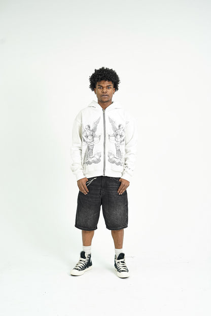 "ASH" ANGEL STATEMENT ZIP-UP