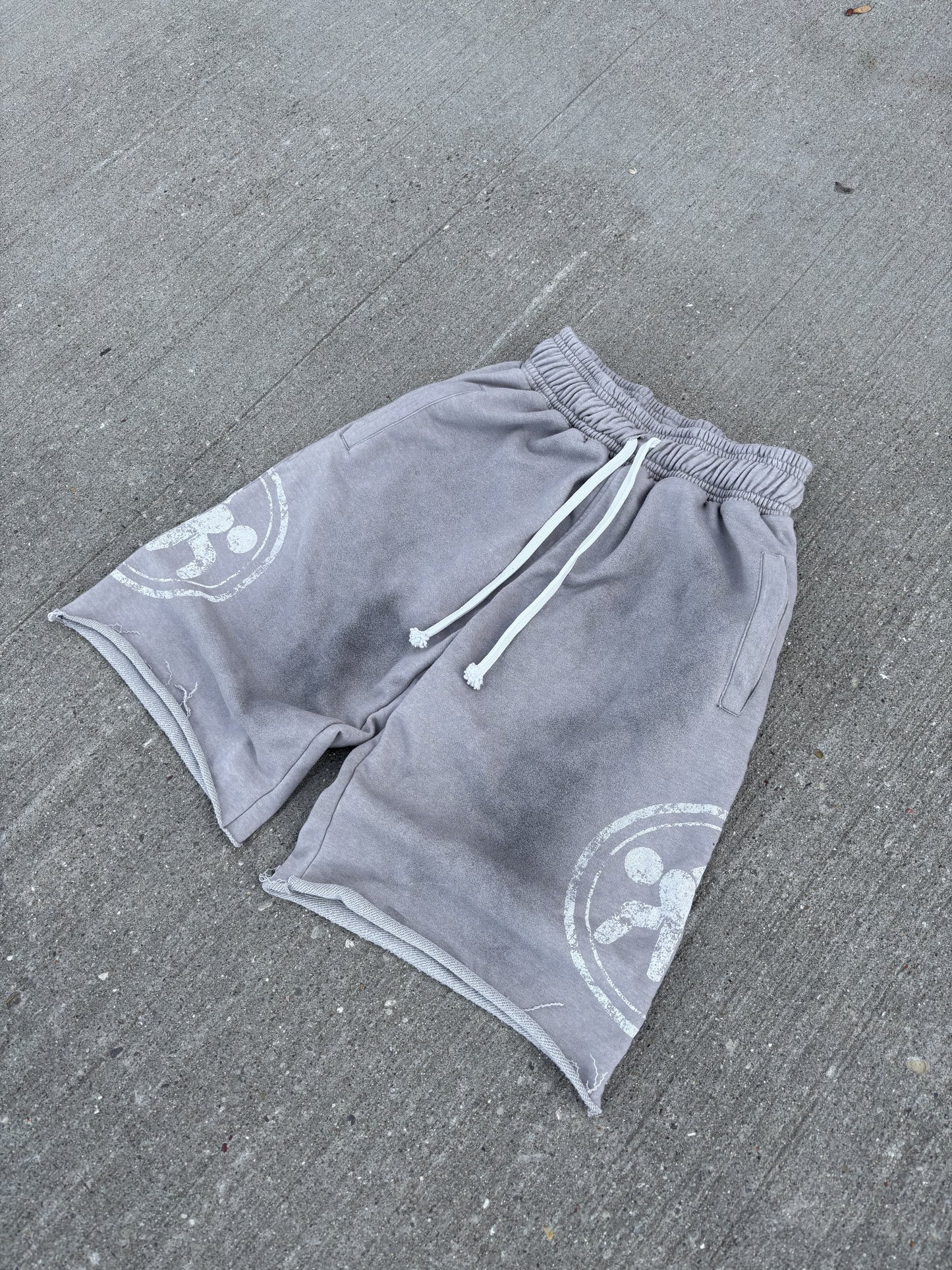 "Sea Salt Grey" Outlander Sweat Shorts