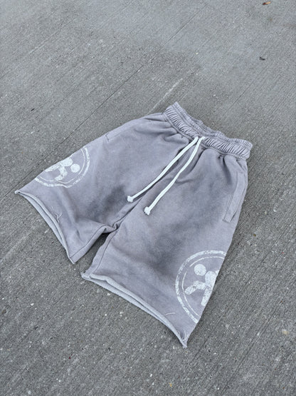 "Sea Salt Grey" Outlander Sweat Shorts