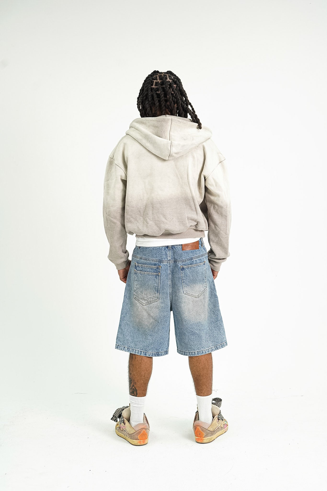 “GREY” Angel Statement Zip-Up