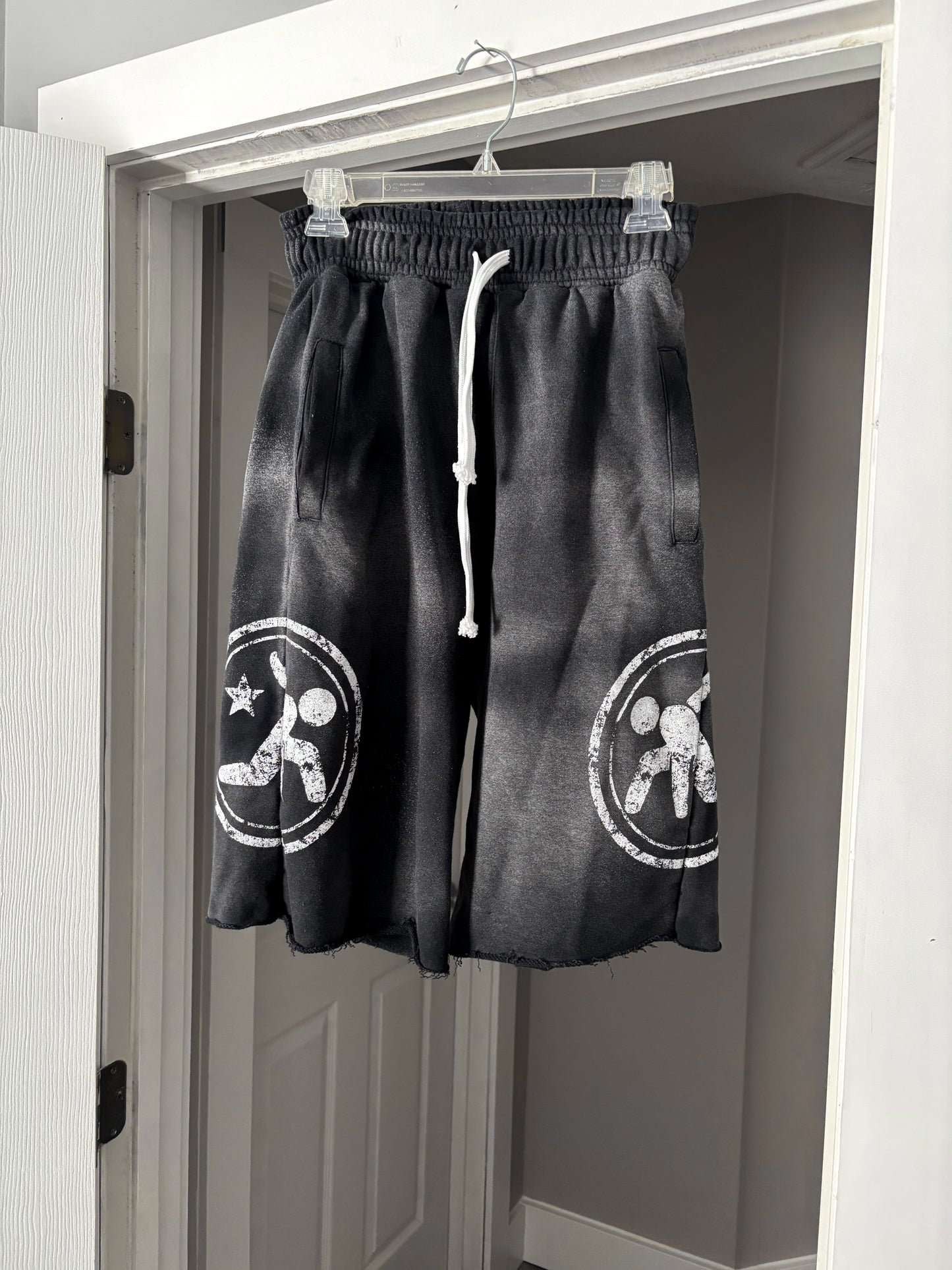 "Coal Black" Outlander Sweat Shorts