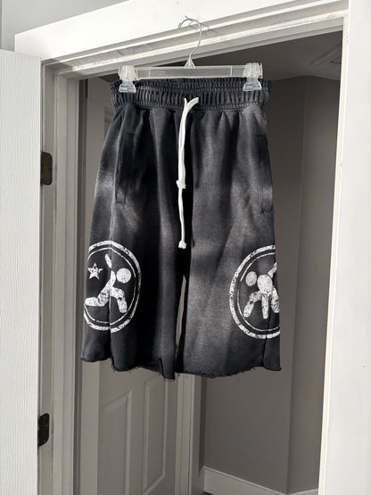 "Coal Black" Outlander Sweat Shorts