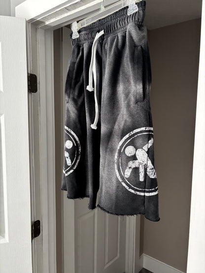 "Coal Black" Outlander Sweat Shorts