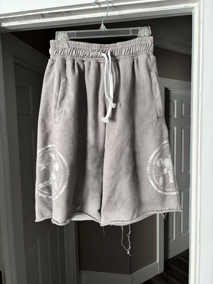 "Sea Salt Grey" Outlander Sweat Shorts