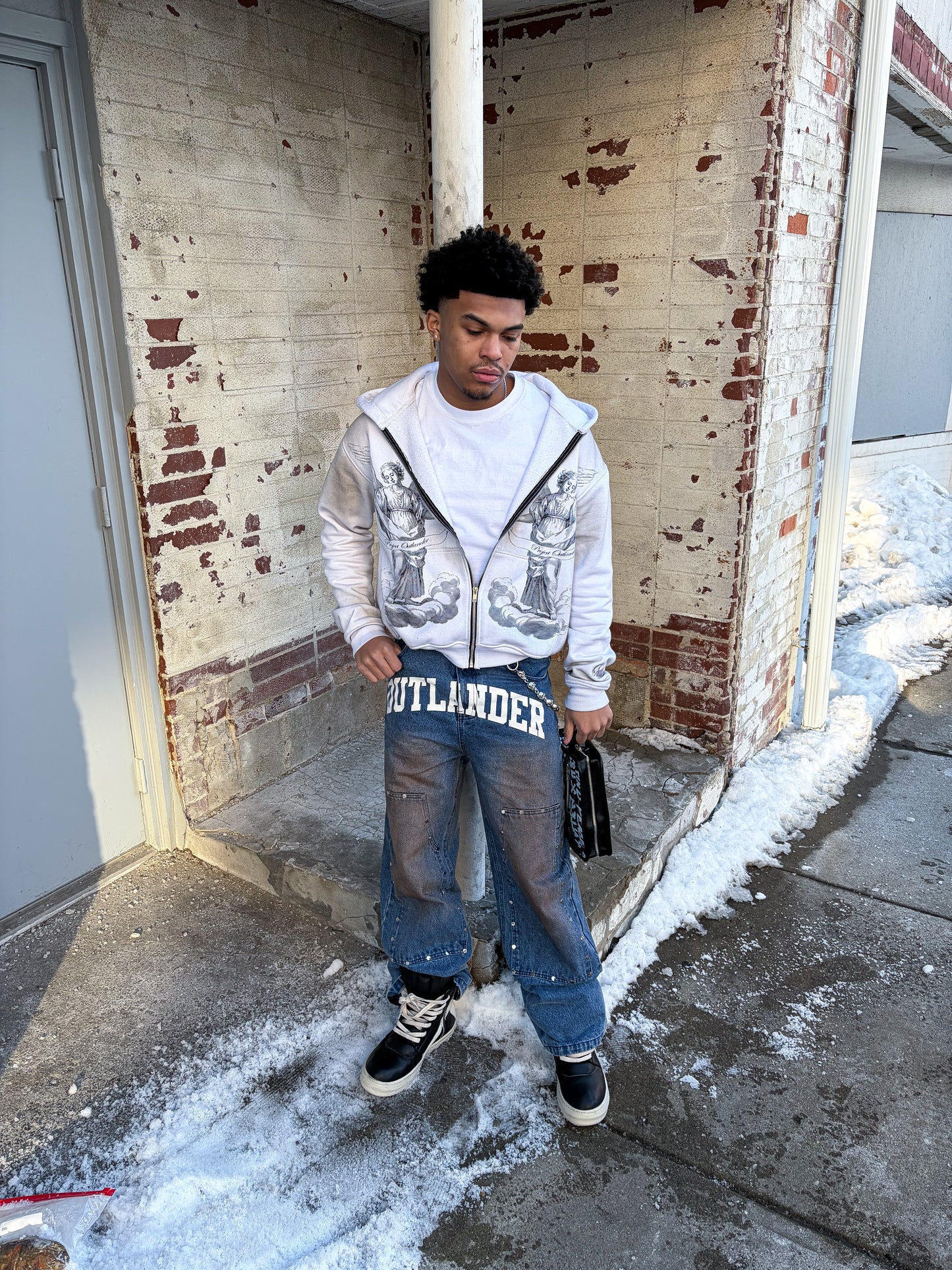 "ASH" ANGEL STATEMENT ZIP-UP