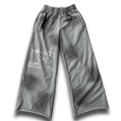 “GRAY” Dirty Baggy Sweats