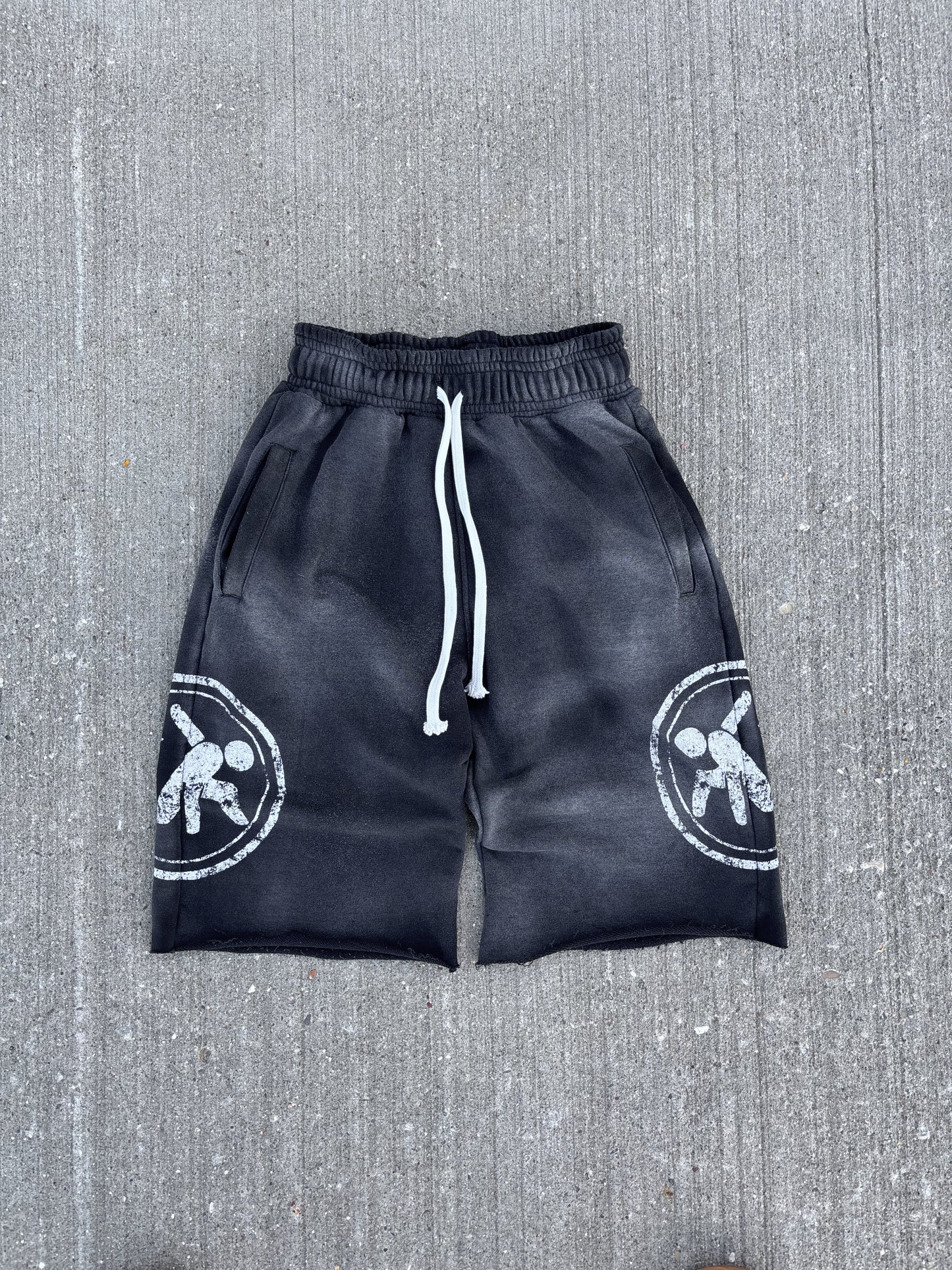 "Coal Black" Outlander Sweat Shorts
