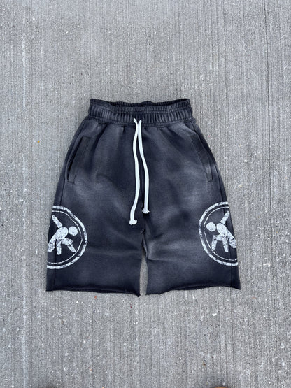 "Coal Black" Outlander Sweat Shorts