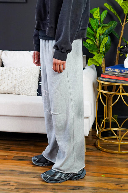 “GRAY” Dirty Baggy Sweats