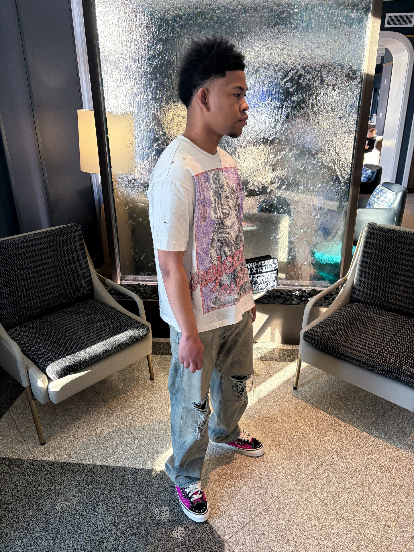 "KISS THE CHOAS" VINTAGE TEE